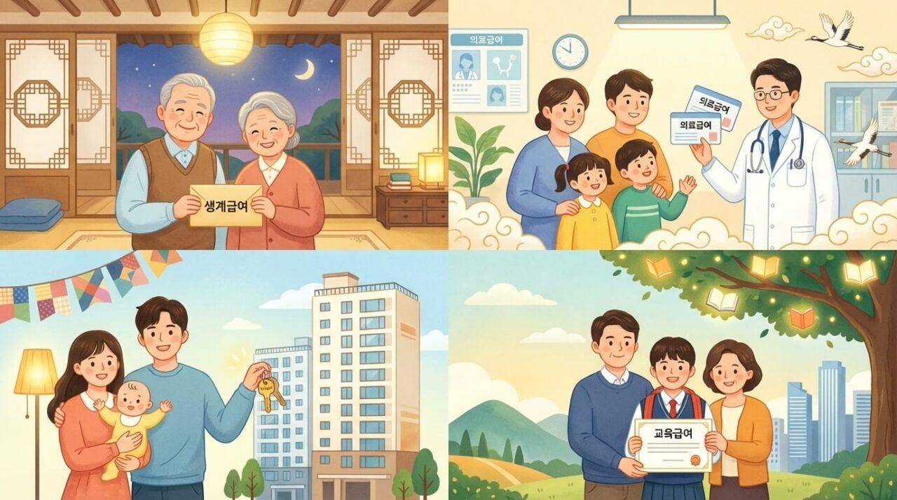 2025년 기초생활수급자 혜택 총정리 | 생계·의료·주거·교육급여 신청 방법과 지원금액 완벽 가이드