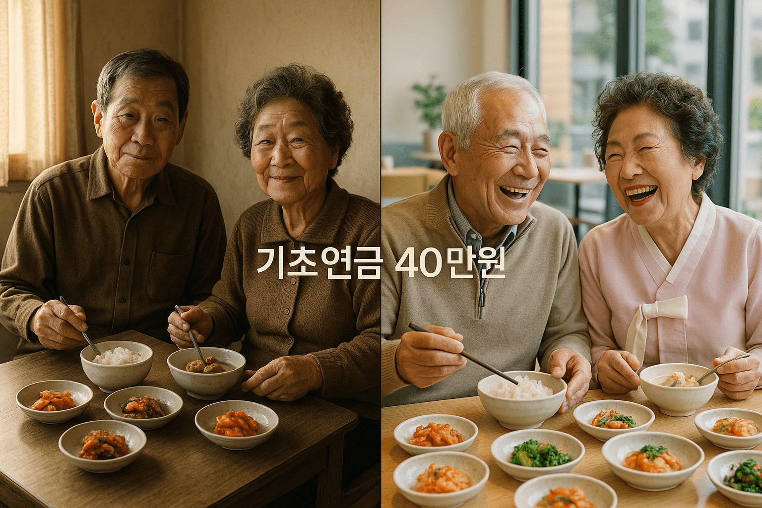 기초연금 40만원 인상 대상 총정리