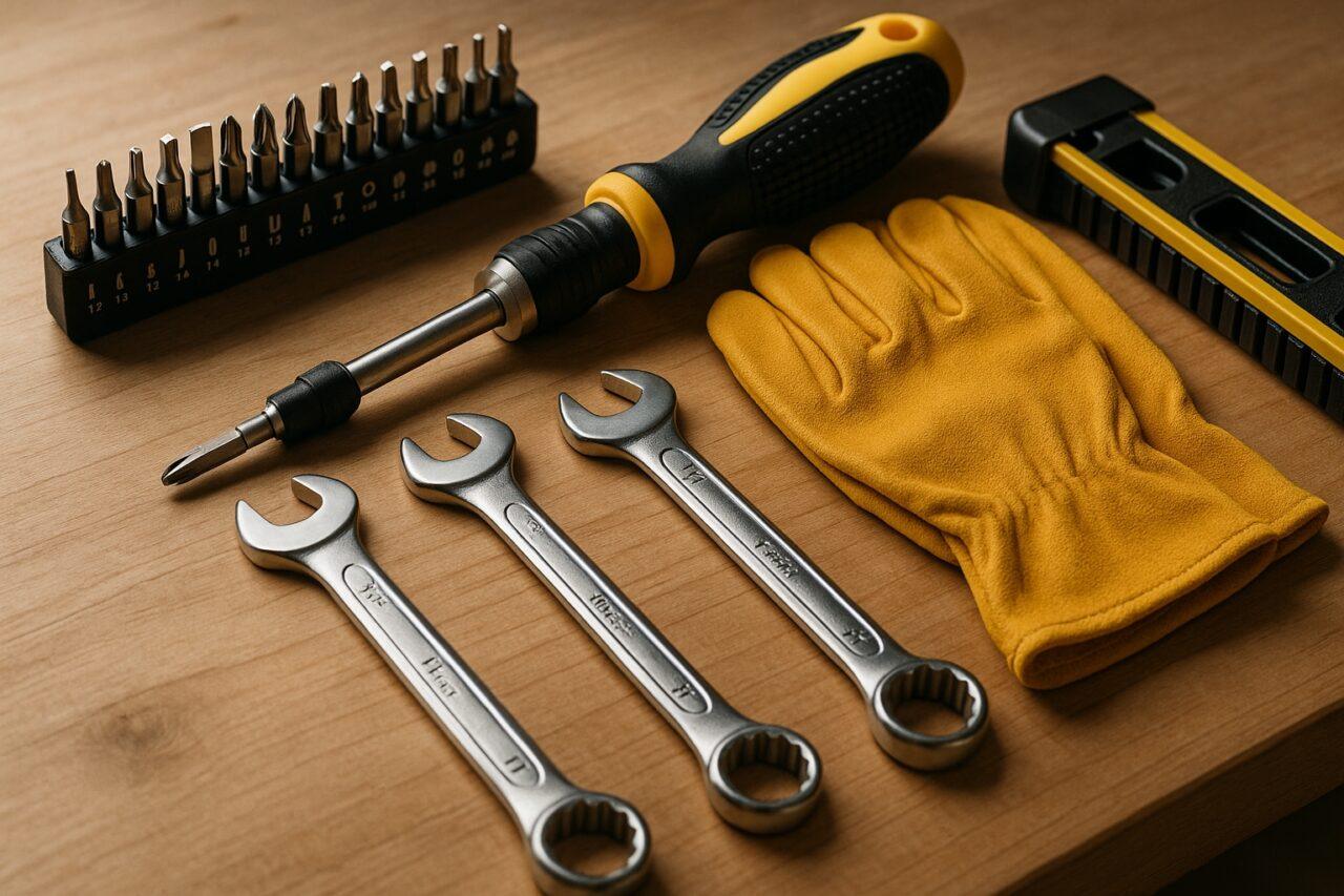 자취생 집수리 필수 도구 - 드라이버 렌치 절연장갑