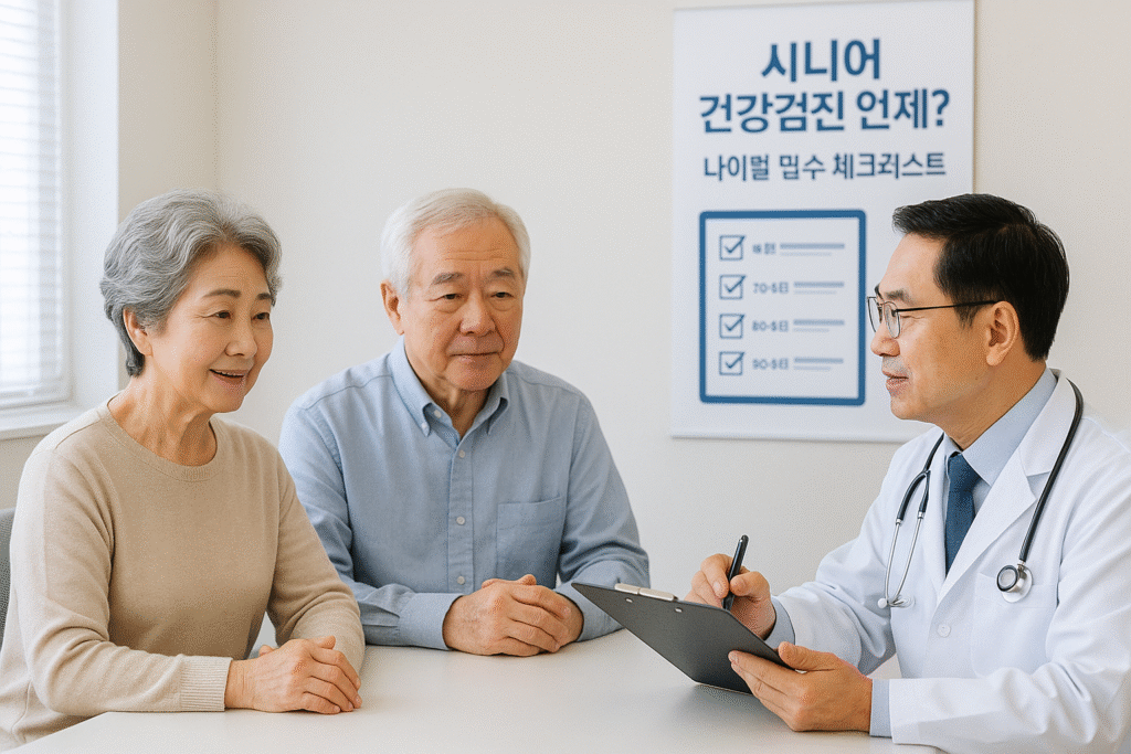 시니어 건강검진 언제? 💉 나이별 필수 체크리스트 완벽 가이드