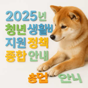2025년 청년 생활비 지원 정책 종합 안내 대표 이미지