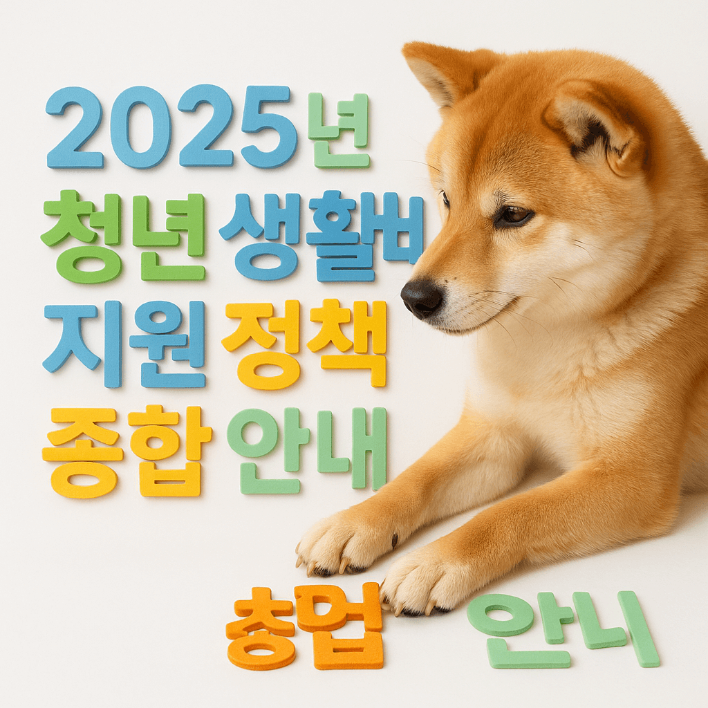 💰 2025 청년 생활비 지원 총정리