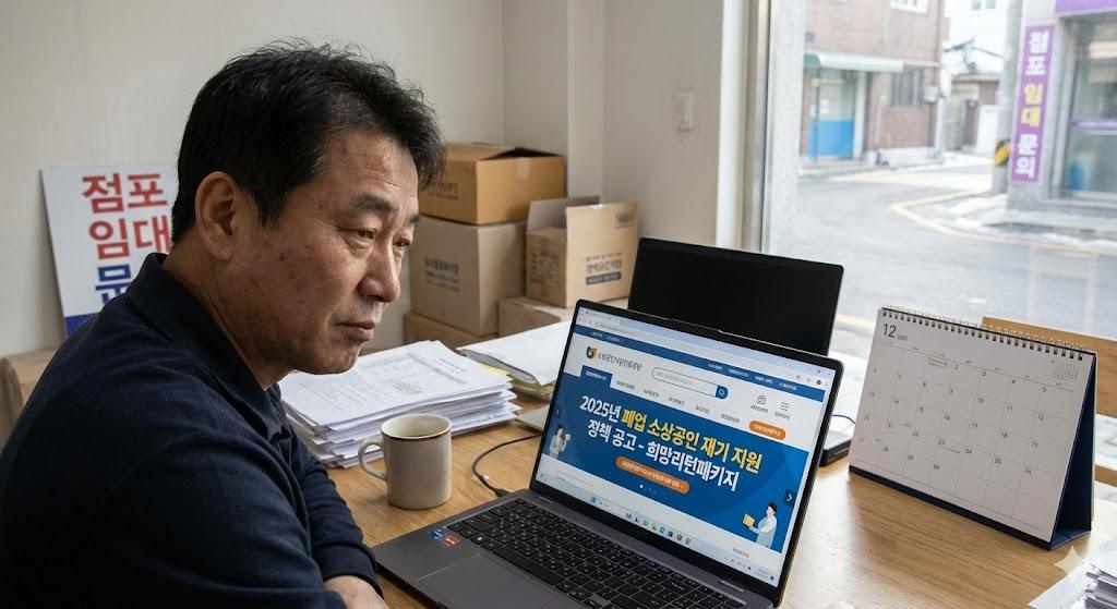 2025 폐업 소상공인 재기 지원 완벽 가이드 | 국세청 세금 환급 107억 + 최대 700만원 지원금