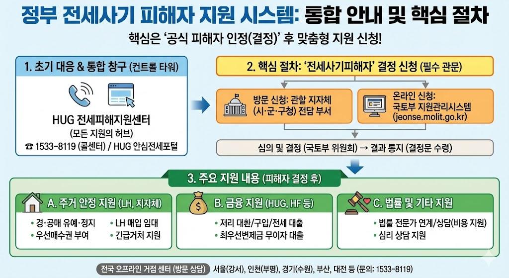 정부 전세사기 피해자 지원 시스템 확인하기