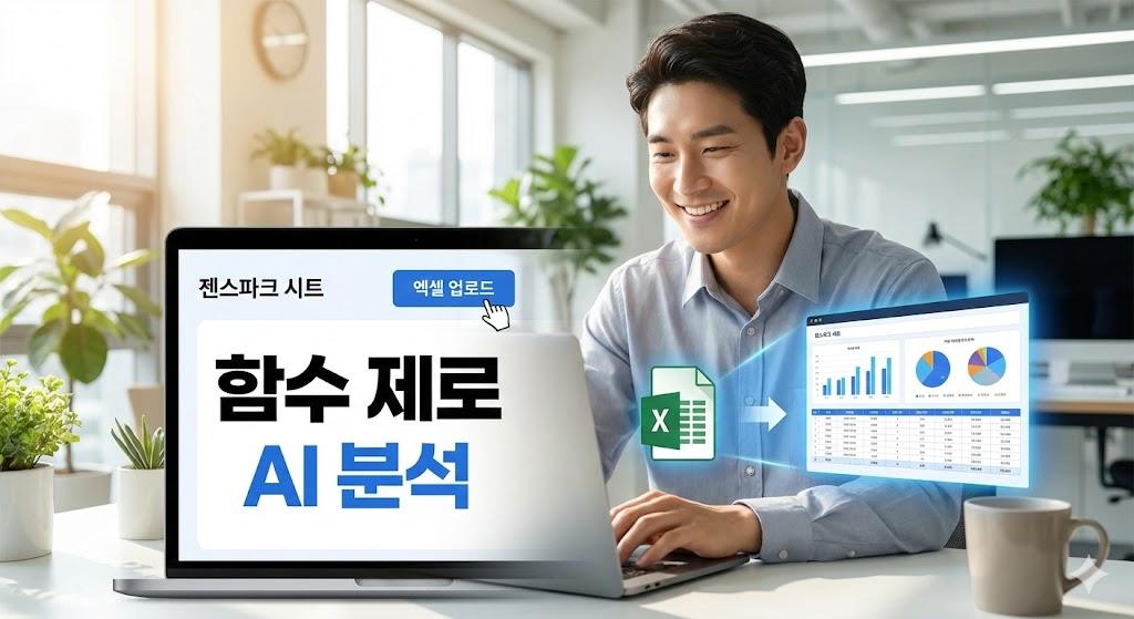 젠스파크 AI시트 – 함수 없이 AI로 자동 데이터 분석