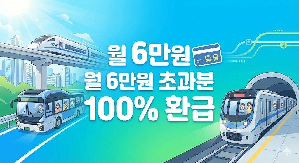 2026년 모두의 카드 대중교통 무제한 환급 이미지