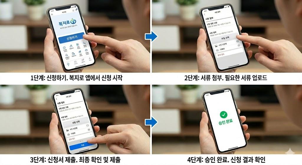 청년월세지원 복지로 앱 신청 절차 가이드