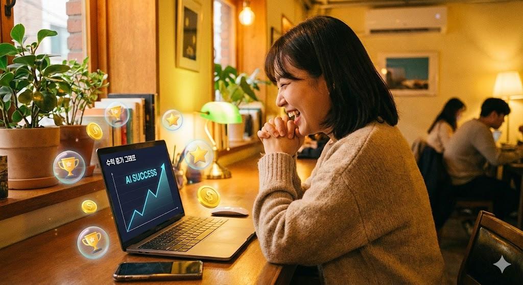 AI 수익화로 월 100만원 버는 실제 경험과 성공 장면