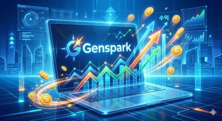 젠스파크 제휴마케팅으로 월 300만원 버는 수익화 이미지