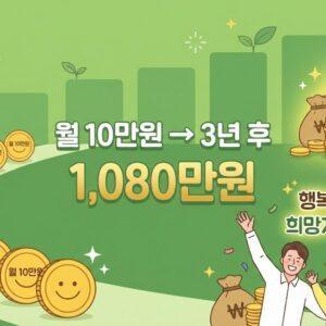 2026년 희망저축계좌Ⅱ 월 10만원 저축으로 3년 후 1,080만원 받는 완벽 가이드