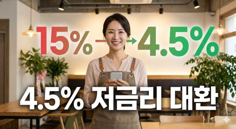 소상공인 대환대출 고금리 저금리 전환 가이드