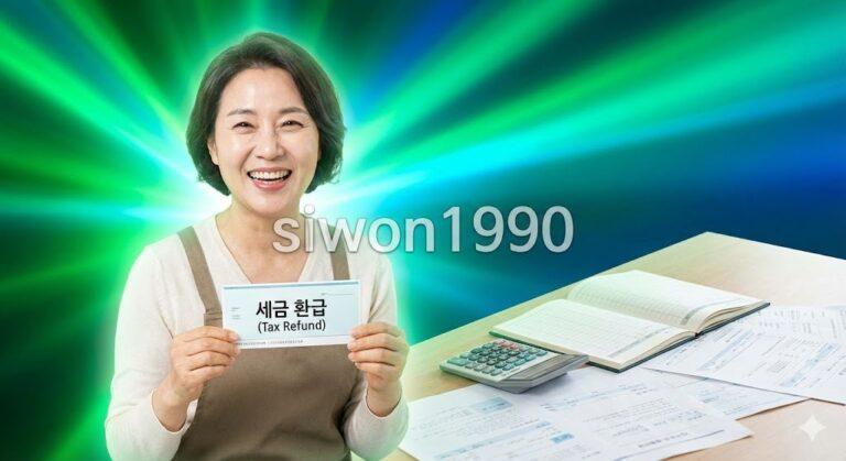 소상공인 세제 지원으로 세금을 절감하는 모습