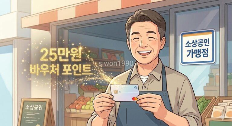 소상공인 경영안정바우처 25만원 카드 적립 신청