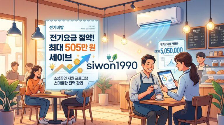 소상공인 전기요금 지원 2026년 최대 505만원 절감 총정리