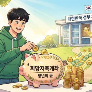 희망저축계좌 정부 매칭 지원금으로 목돈 마련하는 청년