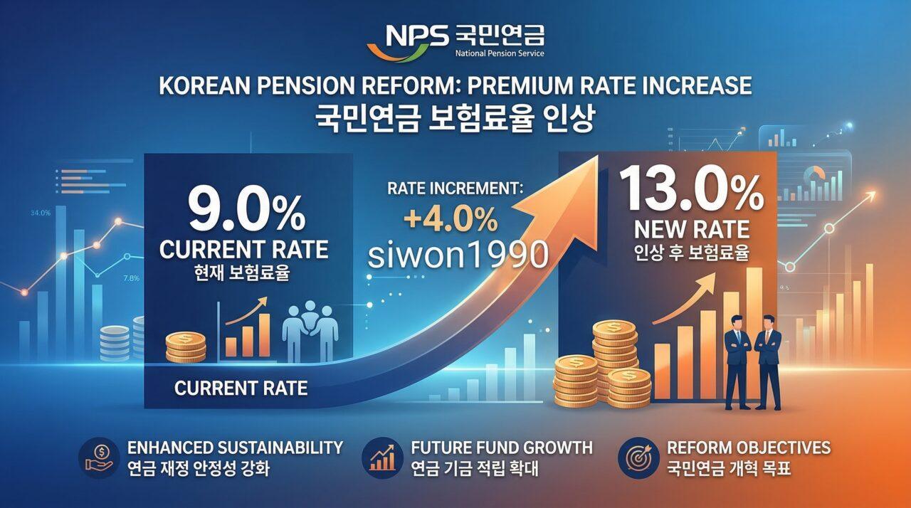 국민연금 개혁 보험료율 단계적 인상 타임라인 2026 2033