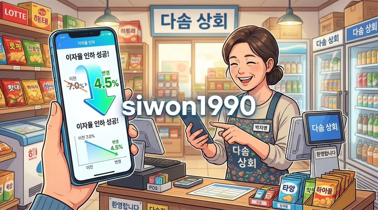 소상공인 대환대출 4.5% 고정금리 총정리 | 한도 5천만원·10년 상환·온라인 갈아타기까지