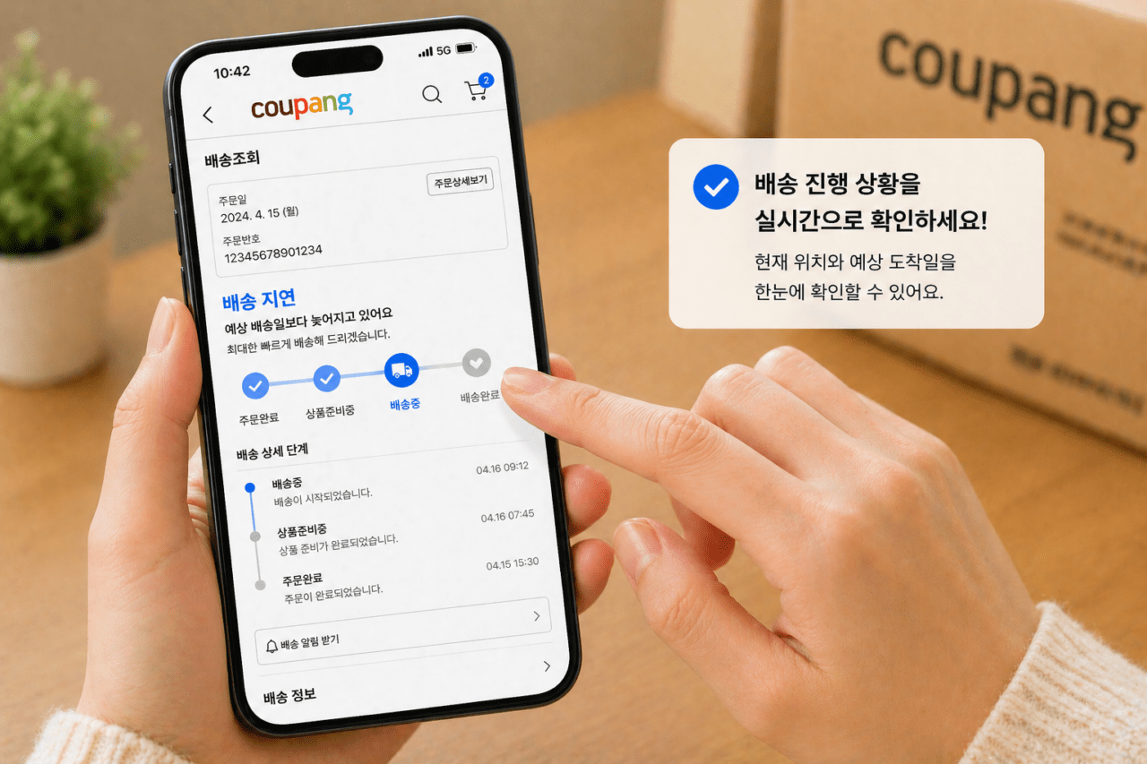 쿠팡 배송 조회