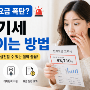 전기세 줄이는 방법
