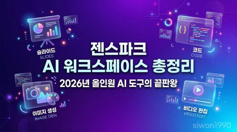 젠스파크 AI 워크스페이스 올인원 AI 도구 총정리 대표 썸네일