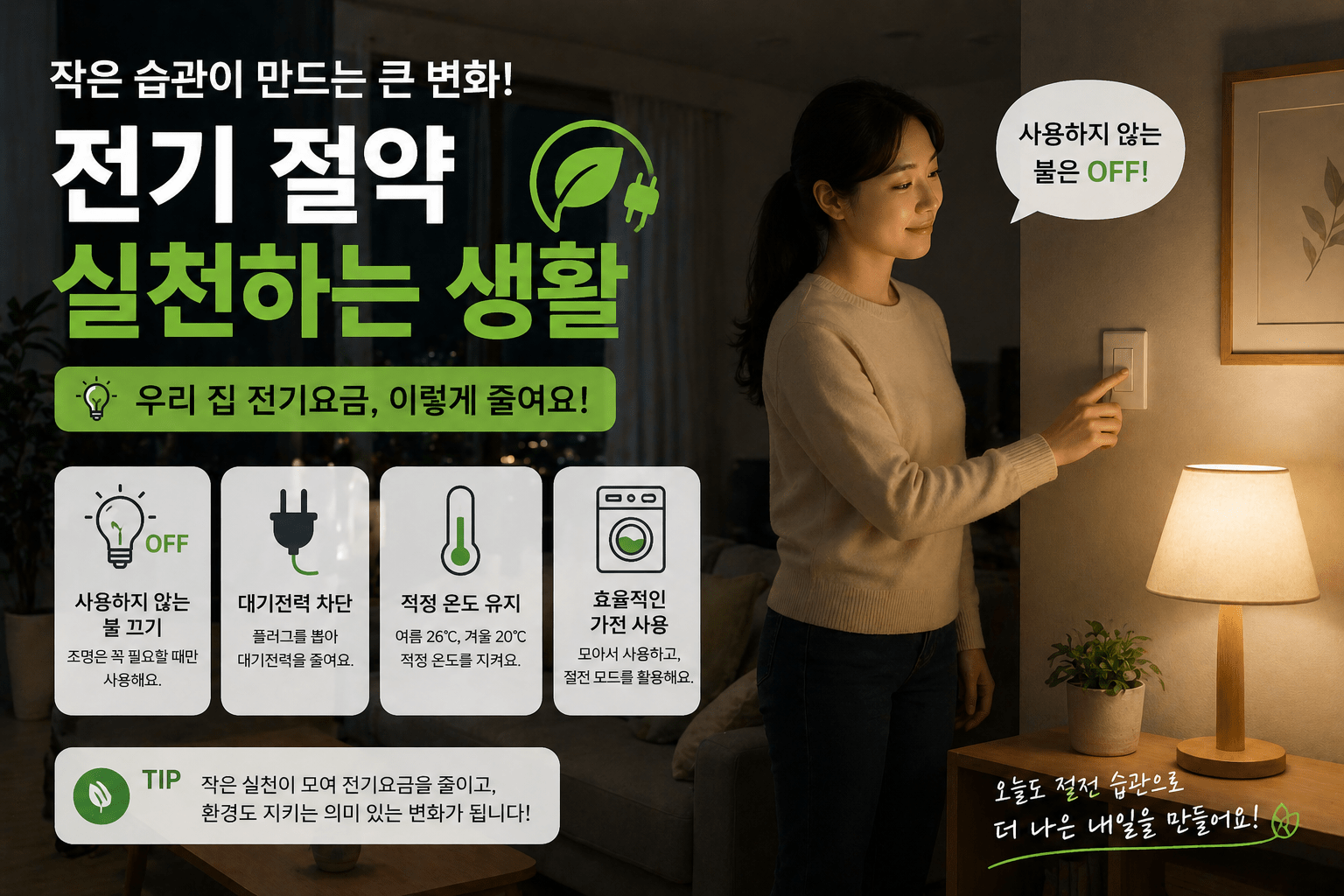 전기 절약 생활