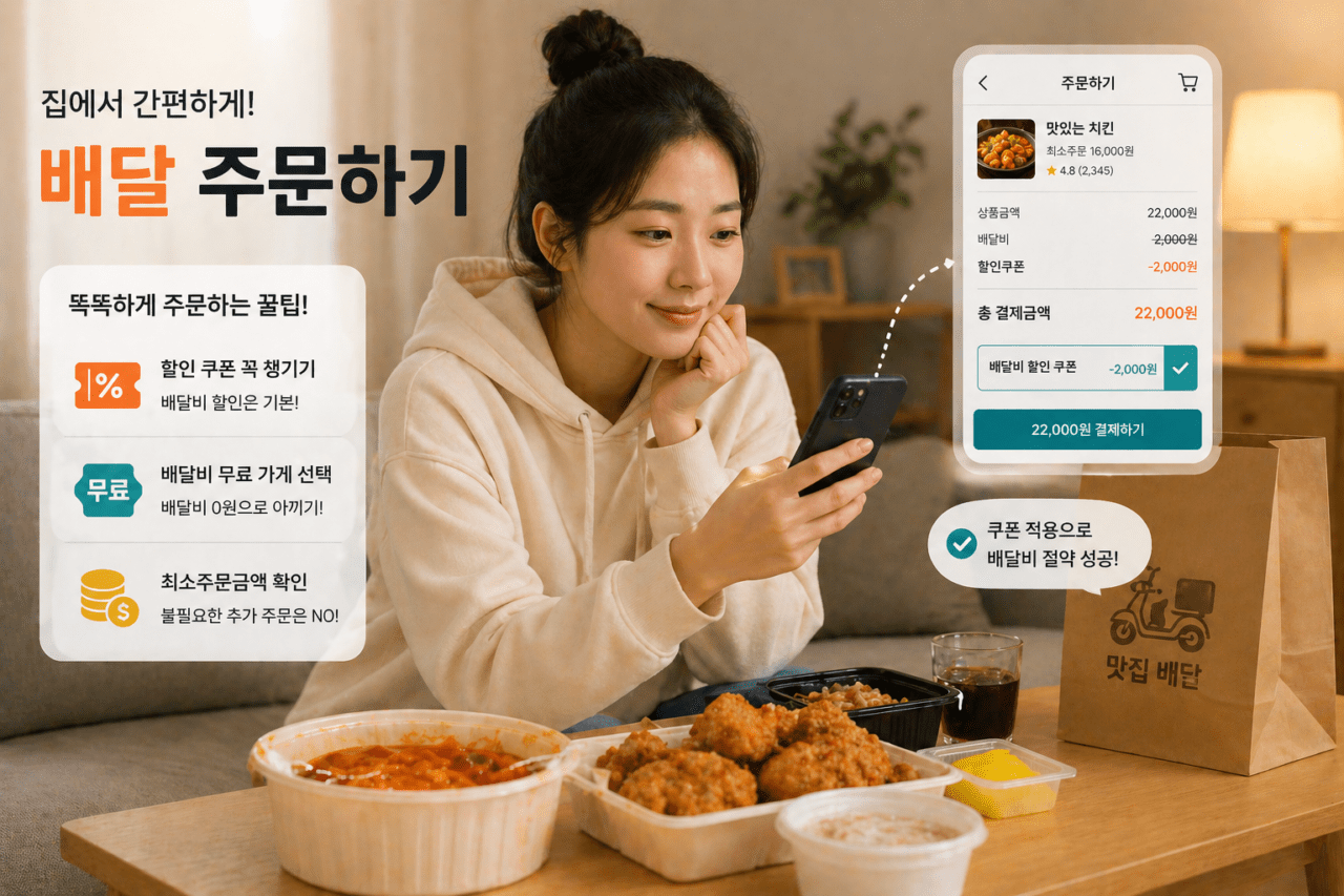 배달 주문 상황