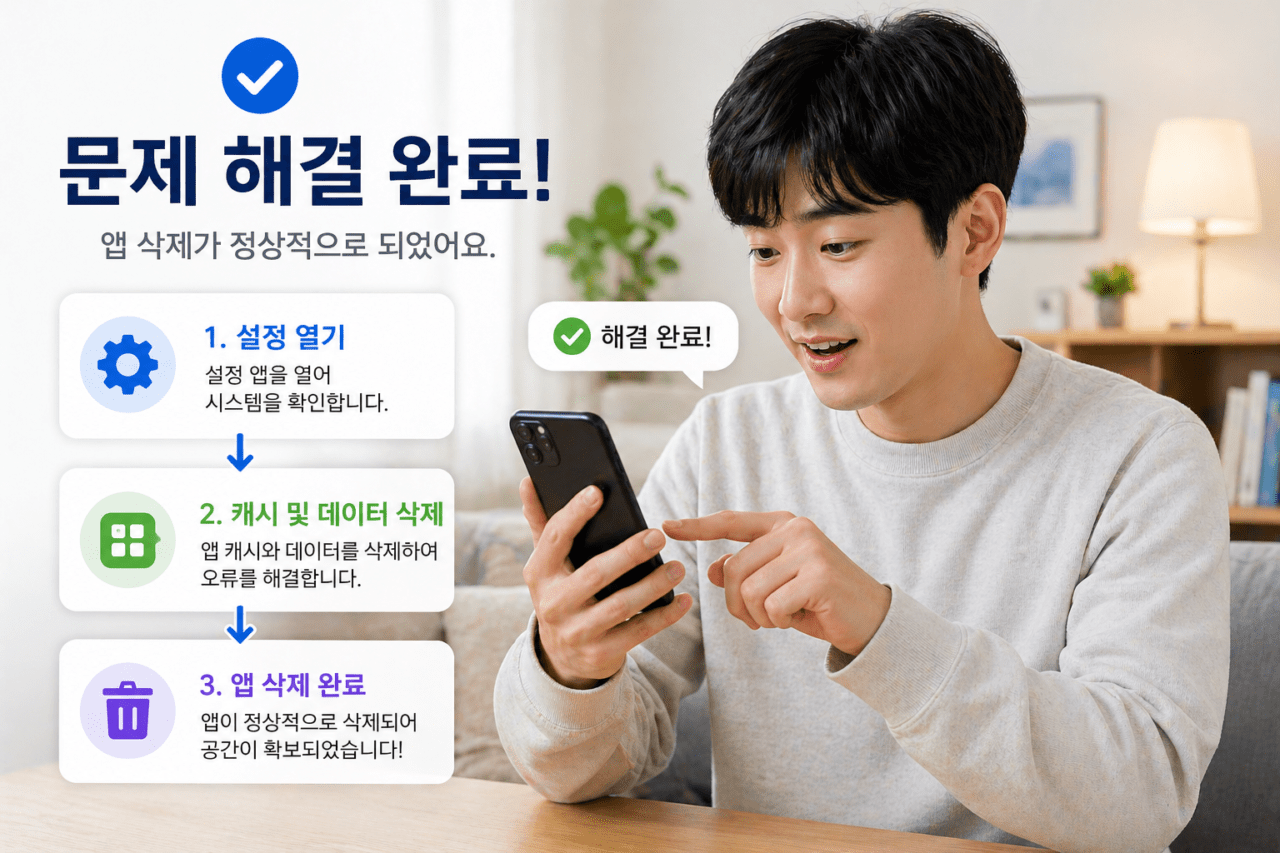 스마트폰 오류 해결 과정