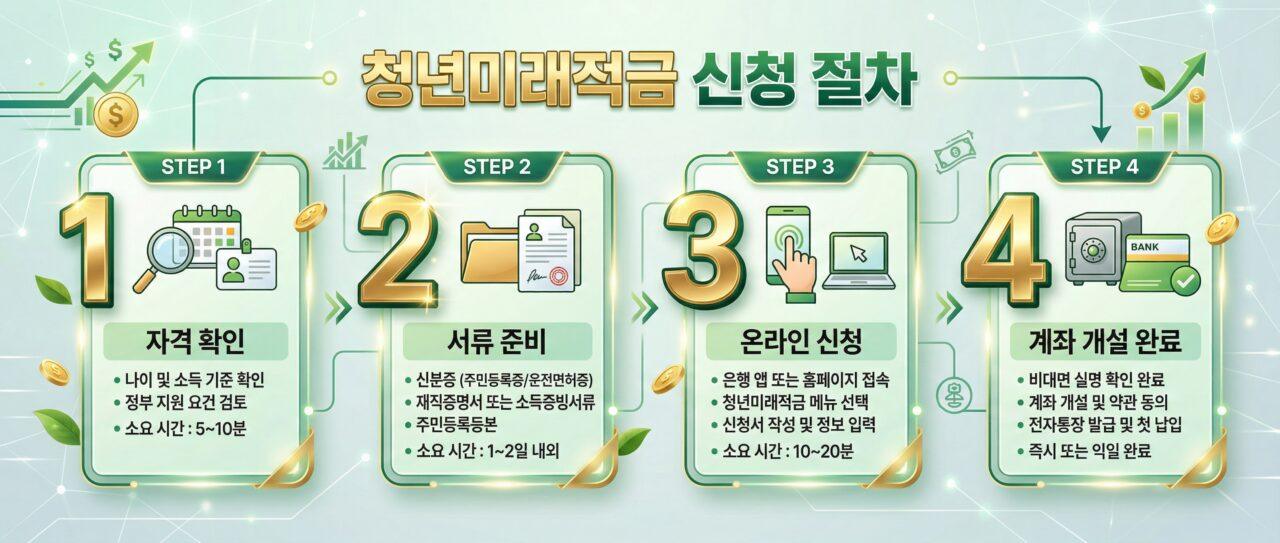 청년미래적금 2026 완벽 가이드 – 조건·금리·도약계좌 비교·신청 방법 솔직 정리 관련 이미지
