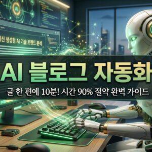 AI 블로그 자동화 방법 글쓰기 시간 90% 절약 가이드