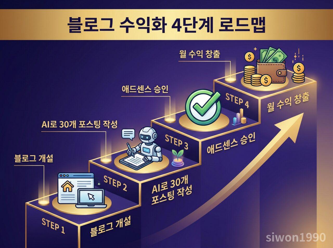 블로그 수익화 단계별 로드맵 AI 활용