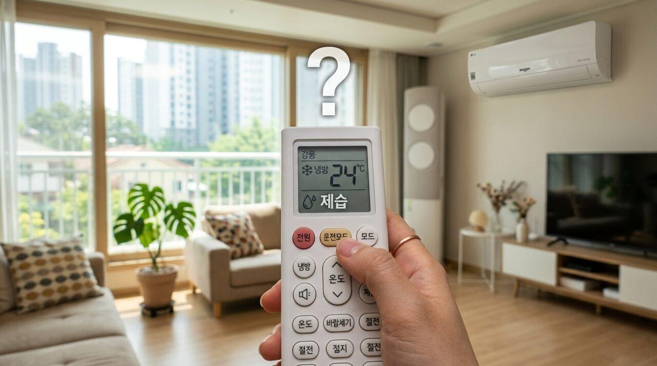 에어컨 제습 모드가 냉방보다 전기세 적게 나온다는 말, 사실일까? (2026)