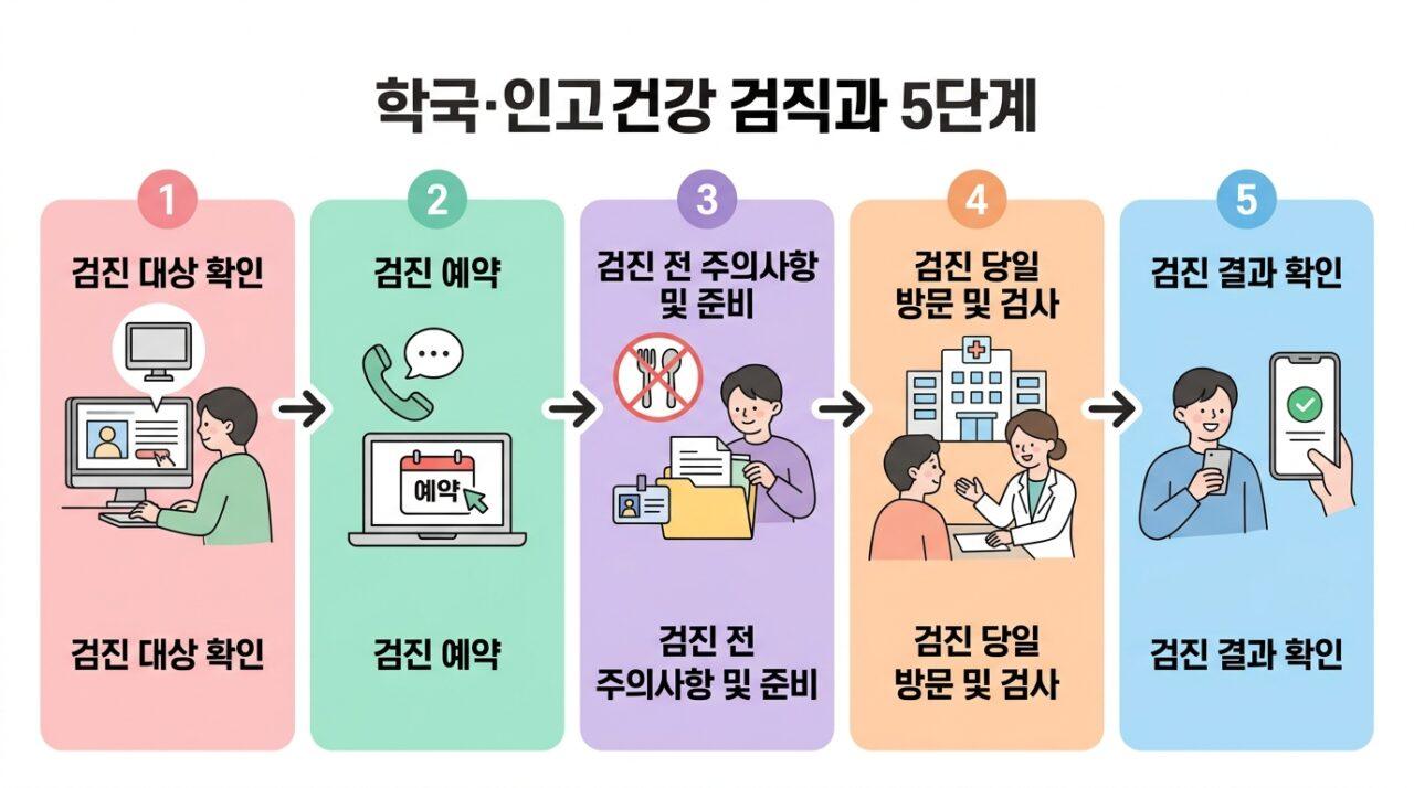국가건강검진 예약부터 검진 당일 준비물과 주의사항까지 5단계 가이드