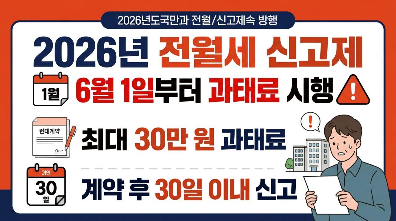 전월세 신고 안 하면 과태료 30만 원? 이사하고 깜빡할 뻔한 이야기