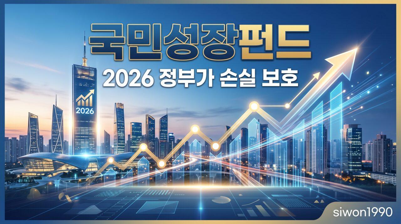 국민성장펀드 2026 총정리 – 나도 투자 가능한 정책펀드, 손실 보호까지?