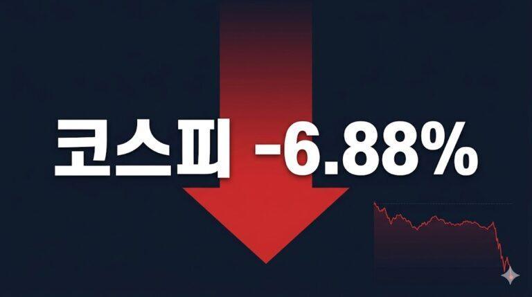 코스피 급락 이유 외국인 매도 구조
