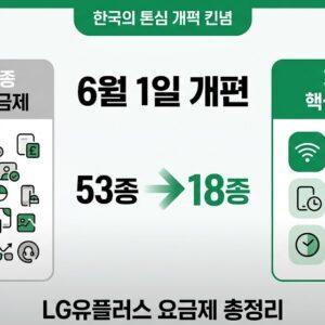 LG유플러스 심플리 2.0 내 요금제 확인 방법 — 6월1일 전에 이렇게 하세요