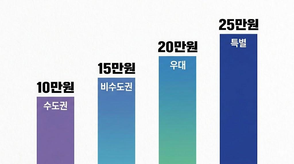 거주 지역별 1인당 지급액 표