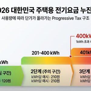 2026 여름 전기세 누진세 계산법 — 구간별 요금표 kWh당 단가 에어컨 사용시 얼마