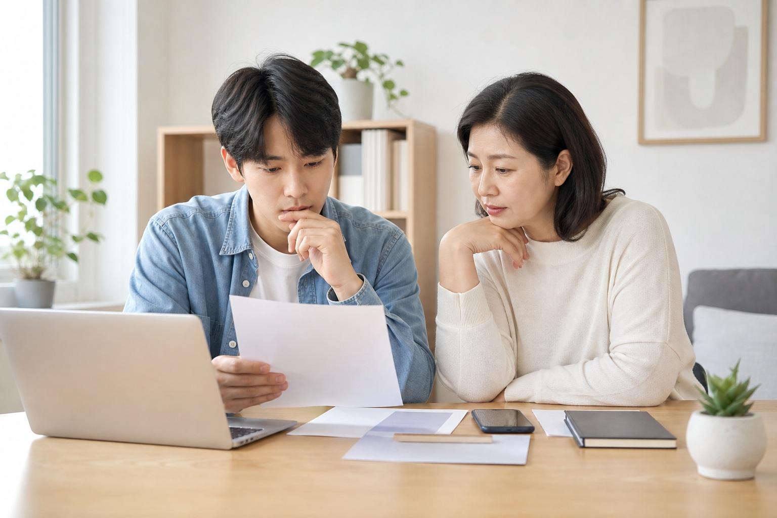 대상별로 달라질 수 있는 신청 판단 내용을 설명하는 관련 이미지
