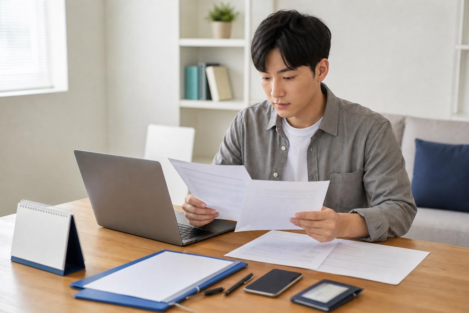 신청 전 반드시 확인할 자격 조건 내용을 설명하는 관련 이미지